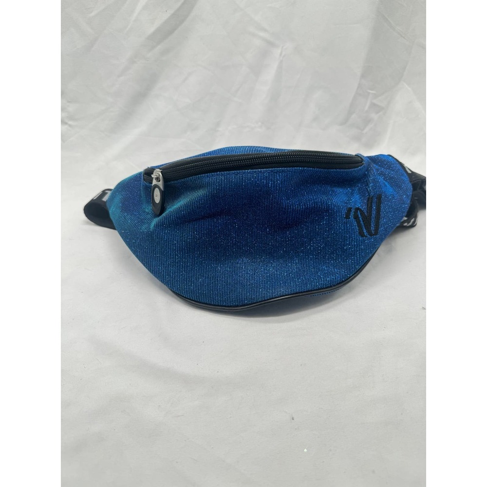Varsity shimmery/glittery blue fanny pack